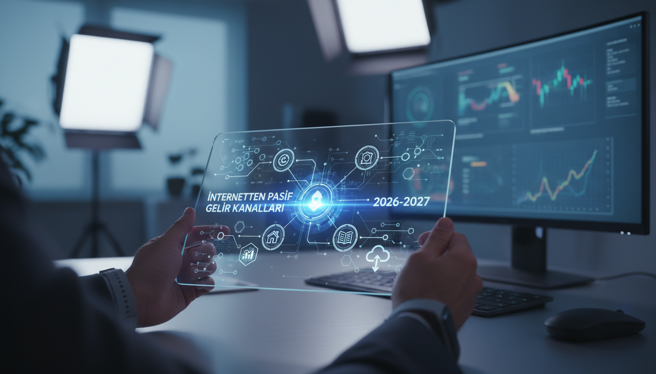 interneten pasif gelir kanalları 2026 ve 2027