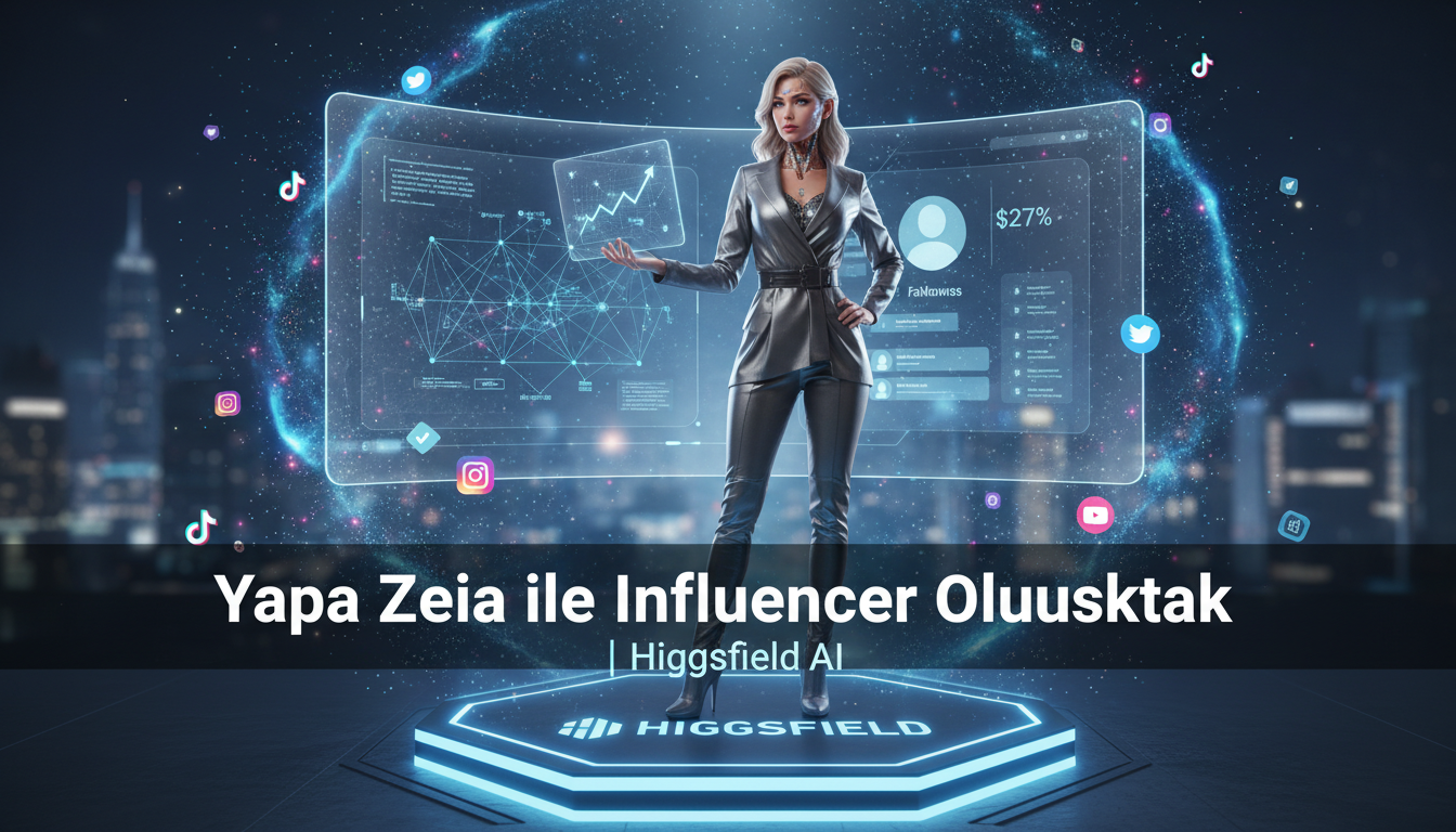 Illustration for blog section about: Yapay Zeka ile Influencer Oluşturmak | Higgsfield AI, image 2