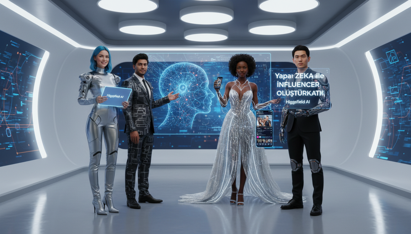 Illustration for blog section about: Yapay Zeka ile Influencer Oluşturmak | Higgsfield AI, image 3