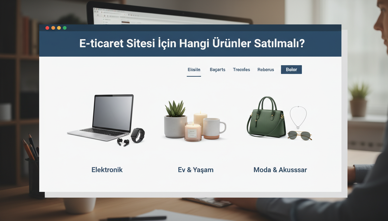 Illustration for blog section about: E-ticaret Sitesi İçin Hangi Ürünler Satılmalı?, image 1