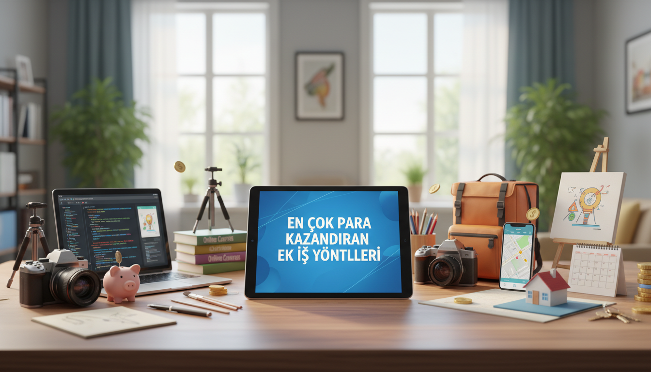 Illustration for blog section about: en çok para kazandıran ek iş yöntemleri, image 1