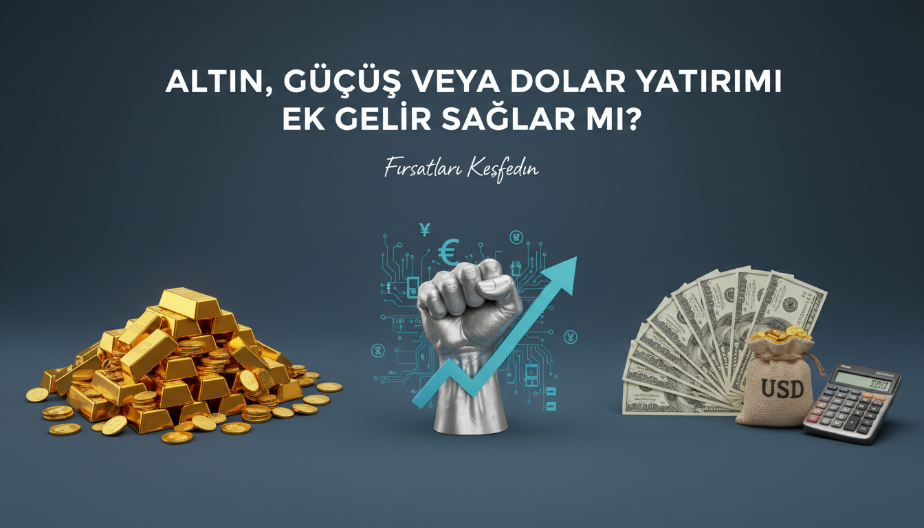 Illustration for blog section about: altın, güçüş veya dolar yatırımı ek gelir sağlar mı, image 2