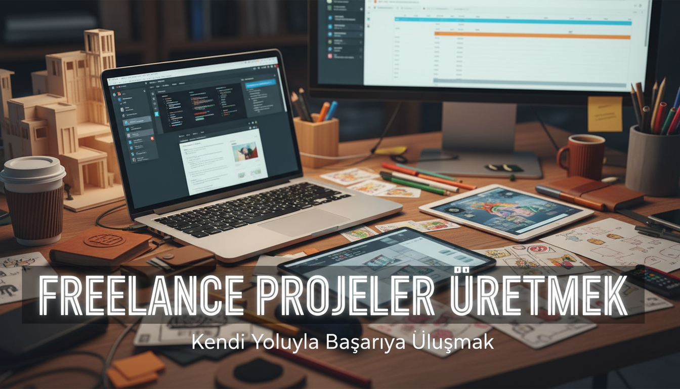 Illustration for blog section about: Freelance Projeler üretmek, image 1