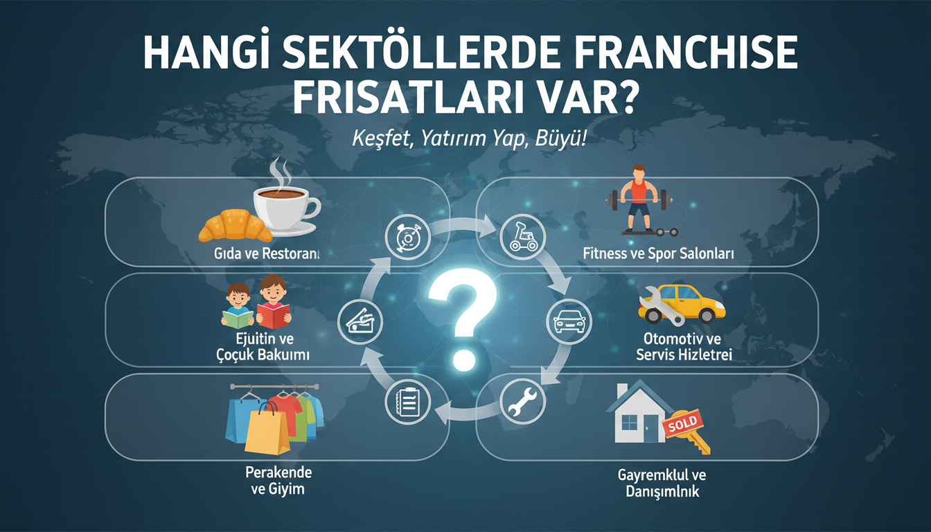 Illustration for blog section about: Hangi Sektörlerde Franchise Fırsatları Var?, image 2