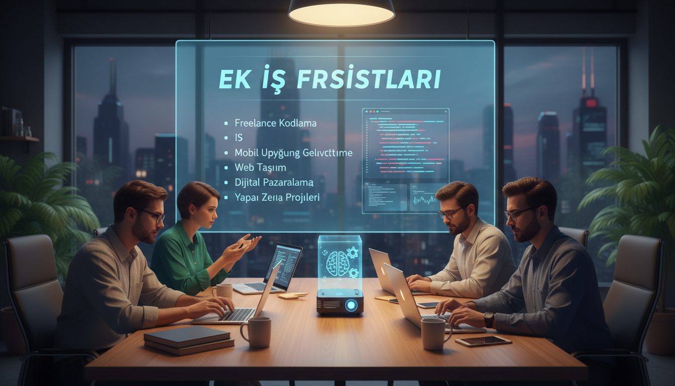Illustration for blog section about: yazılım dünyasında ek işler, image 7