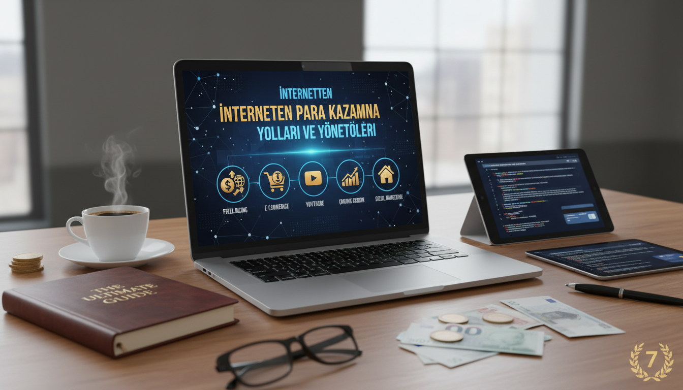 Illustration for blog section about: İnternetten Para Kazanma Yolları ve Yöntemleri en kapsamlı rehb