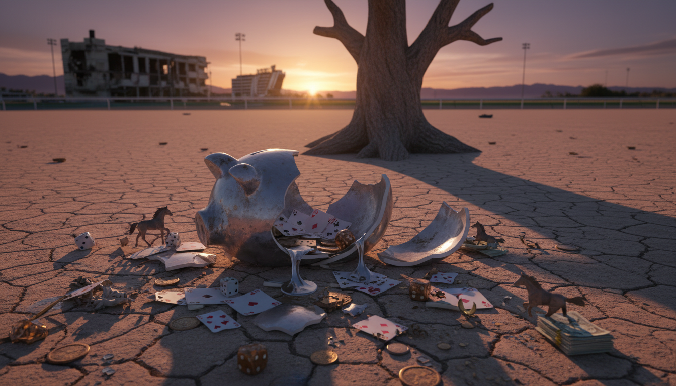 Illustration for blog section about: iddaa veya atyarisi gibi kumar oyunları doğru yatırım olmaz ned